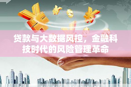 坦洲贷款与大数据风控，金融科技时代的风险管理革命