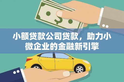 坦洲小额贷款公司贷款，助力小微企业的金融新引擎