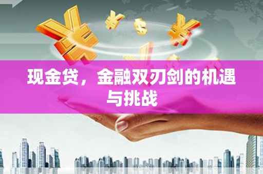 坦洲现金贷，金融双刃剑的机遇与挑战