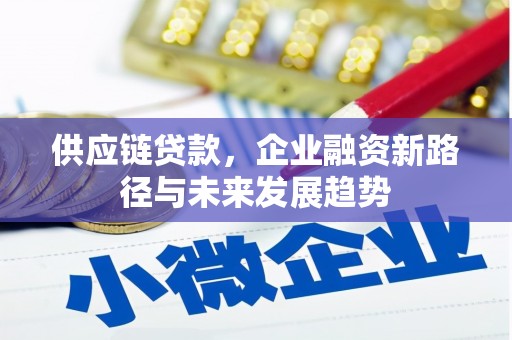 坦洲供应链贷款，企业融资新路径与未来发展趋势