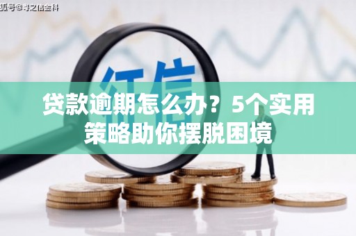 坦洲贷款逾期怎么办？5个实用策略助你摆脱困境