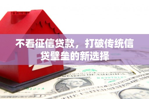 坦洲不看征信贷款，打破传统信贷壁垒的新选择