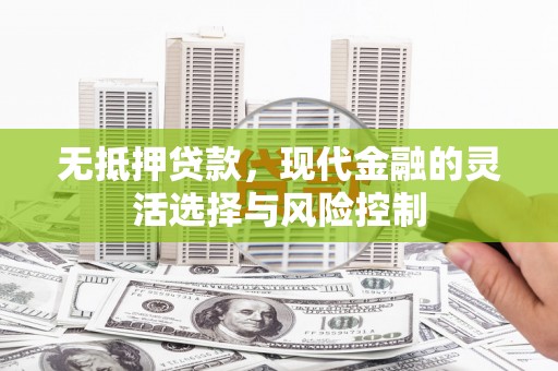 坦洲无抵押贷款，现代金融的灵活选择与风险控制