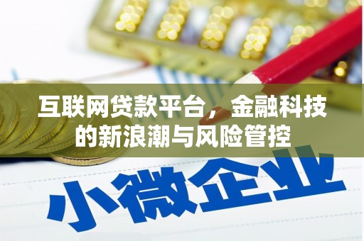 坦洲互联网贷款平台，金融科技的新浪潮与风险管控