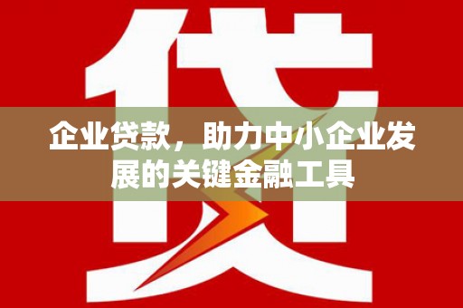 坦洲企业贷款，助力中小企业发展的关键金融工具