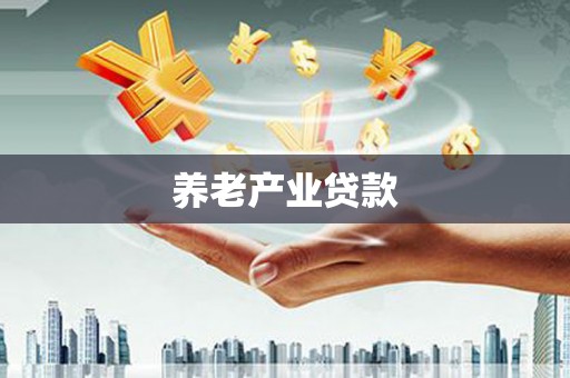 坦洲养老产业贷款