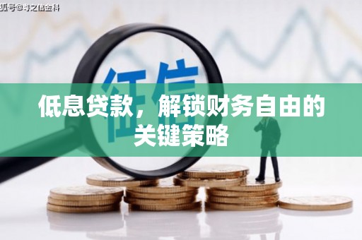 坦洲低息贷款，解锁财务自由的关键策略
