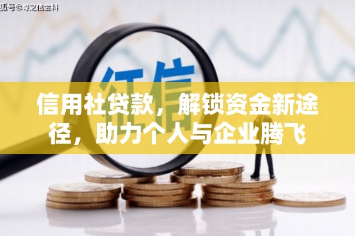 坦洲信用社贷款，解锁资金新途径，助力个人与企业腾飞