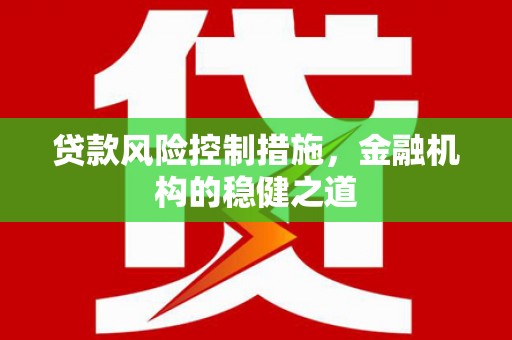 坦洲贷款风险控制措施，金融机构的稳健之道