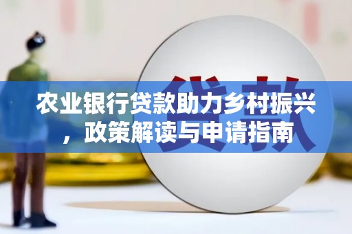 坦洲农业银行贷款助力乡村振兴，政策解读与申请指南