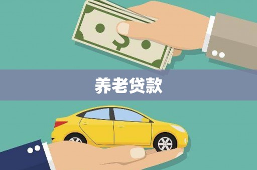 坦洲养老贷款