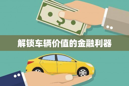 坦洲解锁车辆价值的金融利器