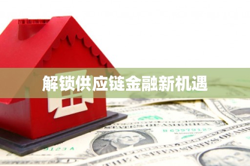 坦洲解锁供应链金融新机遇